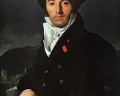 让奥古斯特多米尼克安格尔 - Portrait of Charles-Joseph-Laurent Cordier